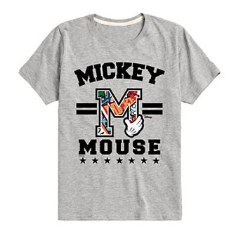 Disney's Mickey Mouse Boys 8-20 Collage Graphic Tee