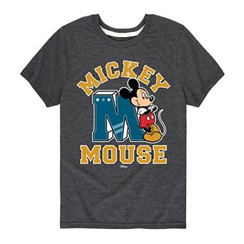 Disney's Mickey Mouse Boys 8-20 Collegiate Graphic Tee