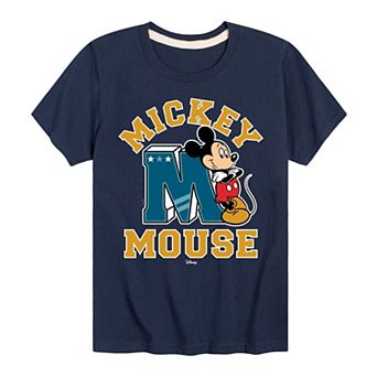 Disney's Mickey Mouse Boys 8-20 Collegiate Graphic Tee