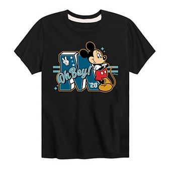 Disney's Mickey Mouse Boys 8-20 Oh Boy Graphic Tee