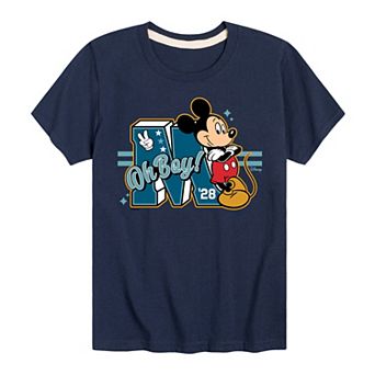 Disney's Mickey Mouse Boys 8-20 Oh Boy Graphic Tee