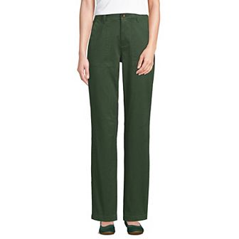 Women's Lands' End High Rise Chino Utility Pants