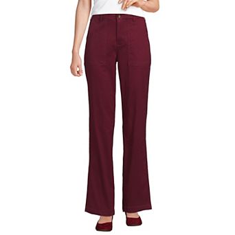 Women's Lands' End High Rise Chino Utility Pants