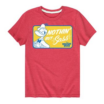 Disney's Mickey Mouse & Friends Donald Duck Boys 8-20 Nothin' But Sass Graphic Tee