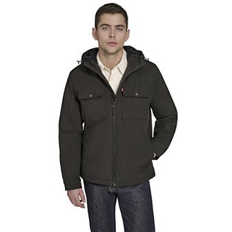 Men's Levi's® Soft Shell Sherpa Lined Hooded Storm Coat