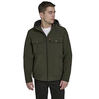 Men's Levi's® Soft Shell Sherpa Lined Hooded Storm Coat