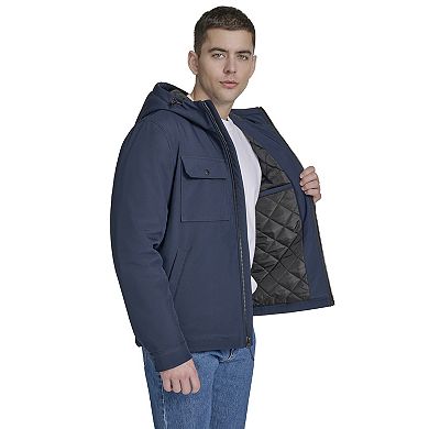 Men's Levi's® Soft Shell Quilt Lined Hooded Storm Coat