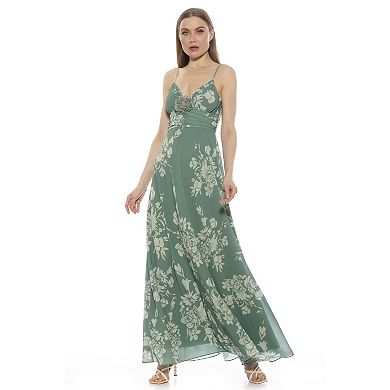 Women's ALEXIA ADMOR Layla Spaghetti Strap Floral Maxi Dress