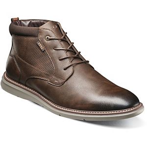 ＊スヌオ＊ Nunn Bush® Otto Men's Leather Plain Toe Chukka Boots