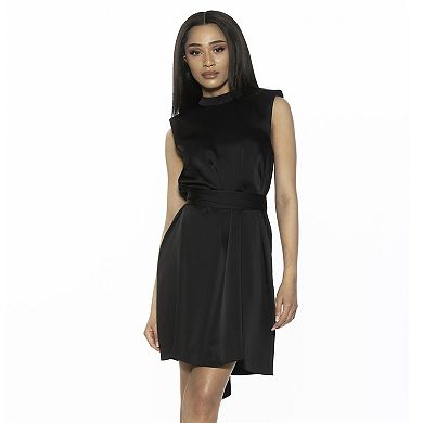 Women's ALEXIA ADMOR Brixton Mockneck Sleeveless Shift Dress