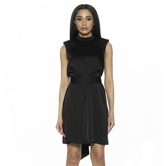 Women's ALEXIA ADMOR Brixton Mockneck Sleeveless Shift Dress