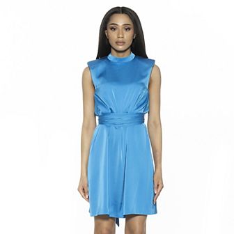 Women's ALEXIA ADMOR Brixton Mockneck Sleeveless Shift Dress