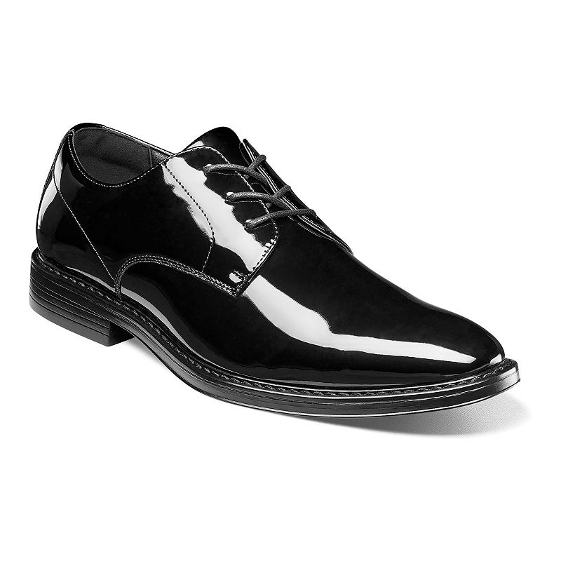 Nunn Bush® Centro Formal Flex Men's Plain Toe Oxford Shoes, Size: 14, Black