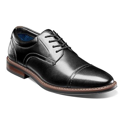 Nunn Bush Cap Toe Oxford‎ Mens Black Lace Up Dress Shoes Size 11.5 Nunn Bush Dress Shoes Mens 10.5M Black Leather Oxford Lace  main image 2