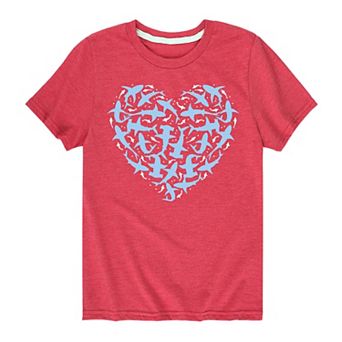 Boys 8-20 Love Sharks Graphic Tee