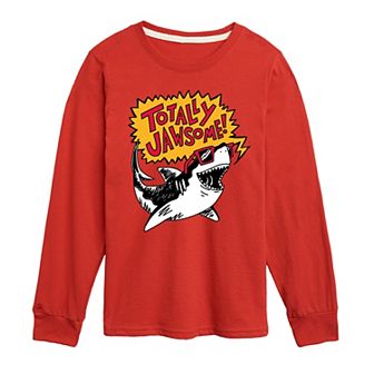 Boys 8-20 Totally Jawsome Long Sleeve Graphic Tee