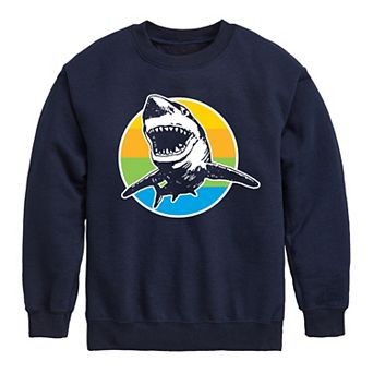 Boys 8-20 Retro Shark Fleece Sweatshirt