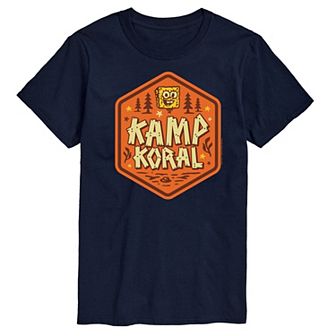 Men's SpongeBob SquarePant Kamp Koral Graphic Tee