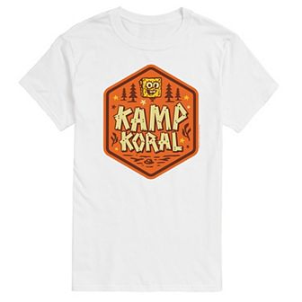 Men's SpongeBob SquarePant Kamp Koral Graphic Tee