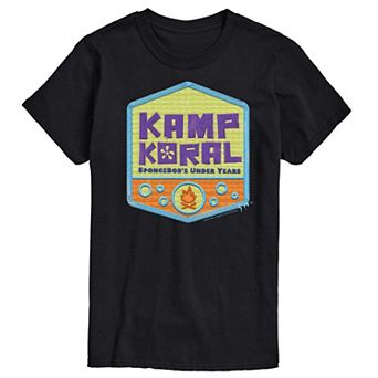 Men's SpongeBob SquarePant Kamp Koral Logo Graphic Tee