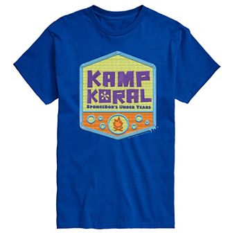 Men's SpongeBob SquarePant Kamp Koral Logo Graphic Tee