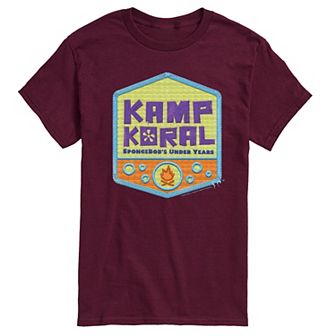 Men's SpongeBob SquarePant Kamp Koral Logo Graphic Tee