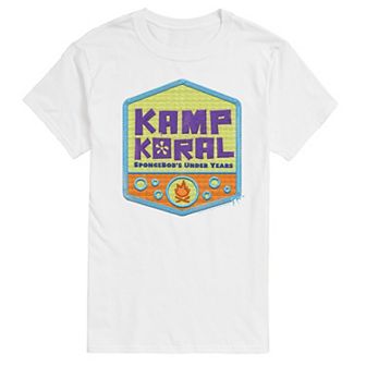 Men's SpongeBob SquarePant Kamp Koral Logo Graphic Tee