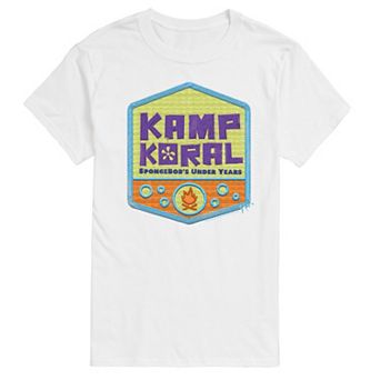 Men's SpongeBob SquarePant Kamp Koral Logo Graphic Tee