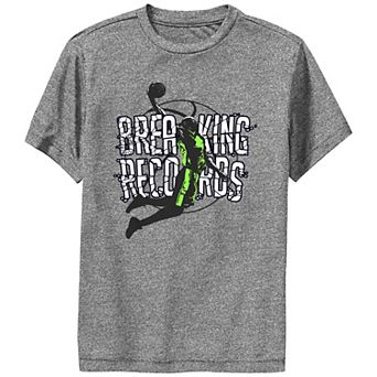 Boys Basketball Breaking Records Performance Graphic Tee
