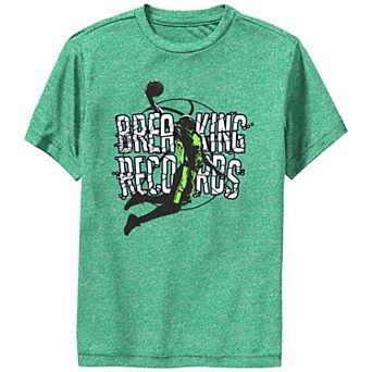 Boys Basketball Breaking Records Performance Graphic Tee