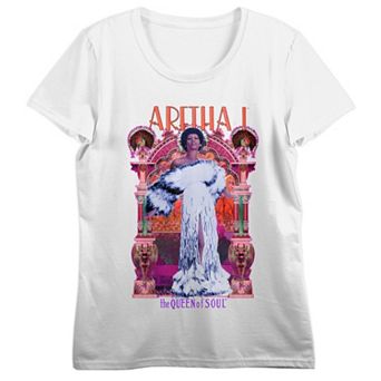 Juniors' Aretha Franklin Bob Masse Graphic Tee