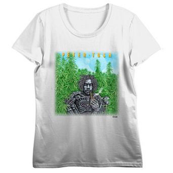 Juniors' Peter Tosh Sketchy Line Art Graphic Tee