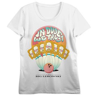 Juniors' The Big Lebowski In Dude We Trust Graphic Tee