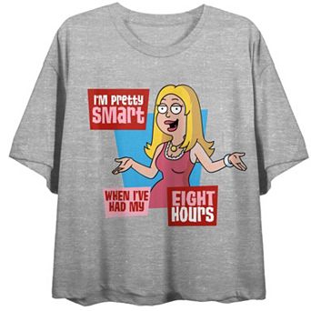 Juniors' American Dad I'm Pretty Smart Graphic Tee