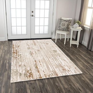 Alora Decor Oreo Abstract Stripe Area Rug