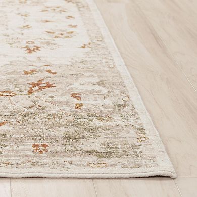 Alora Decor Oscar Beige Boho Medallion Area Rug