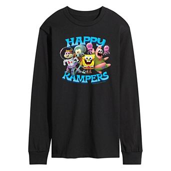 Men's SpongeBob SquarePants Happy Kampers Long Sleeve Graphic Tee