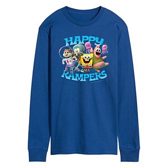 Men's SpongeBob SquarePants Happy Kampers Long Sleeve Graphic Tee