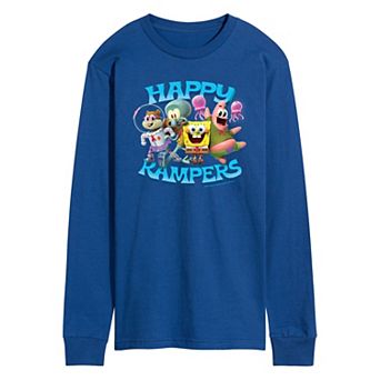Men's SpongeBob SquarePants Happy Kampers Long Sleeve Graphic Tee