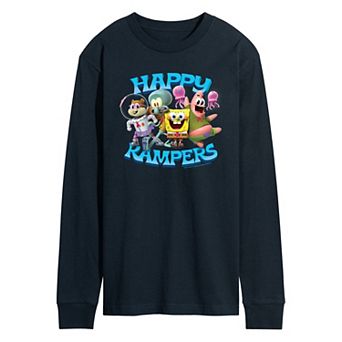 Men's SpongeBob SquarePants Happy Kampers Long Sleeve Graphic Tee