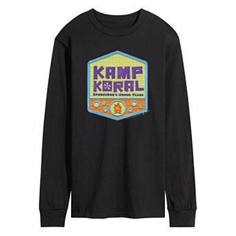 Men's SpongeBob SquarePants Kamp Koral Long Sleeve Graphic Tee