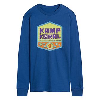 Men's SpongeBob SquarePants Kamp Koral Long Sleeve Graphic Tee