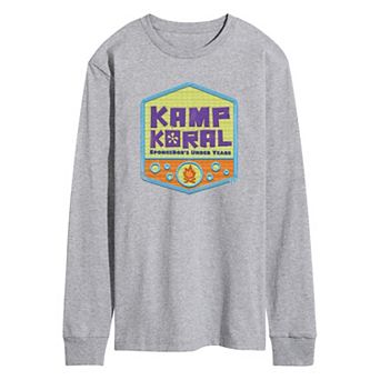 Men's SpongeBob SquarePants Kamp Koral Long Sleeve Graphic Tee