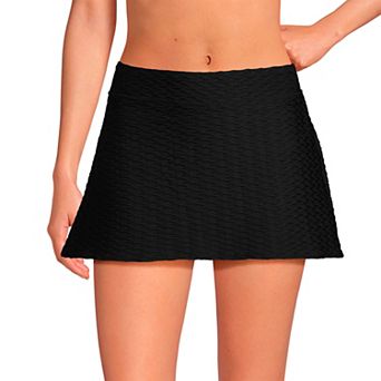 Women's Lands' End Textured Swim Skirt