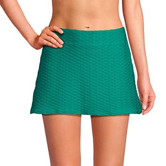 Women's Lands' End Textured Swim Skirt