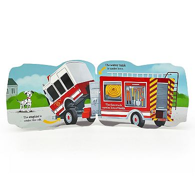 Cottage Door Press How Fire Trucks Work Vehicle Shaped Board Book