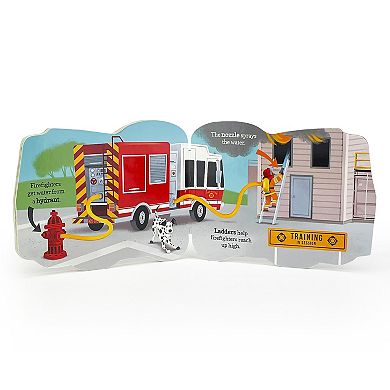 Cottage Door Press How Fire Trucks Work Vehicle Shaped Board Book
