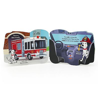 Cottage Door Press How Fire Trucks Work Vehicle Shaped Board Book