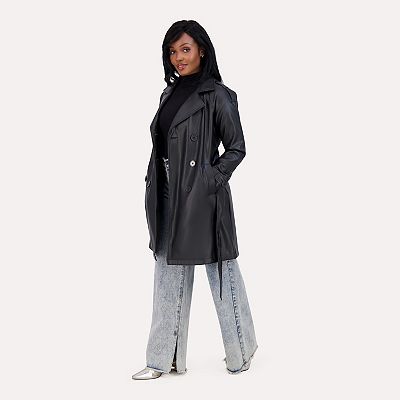 Juniors trench coat hot sale