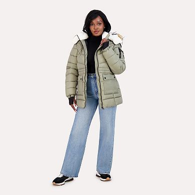 Winter Jackets For Girls Steve Madden Girls' Quilted Puffer Jacket